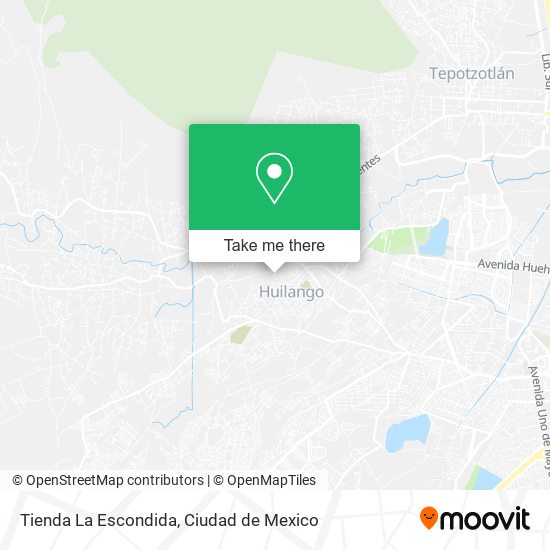Tienda La Escondida map