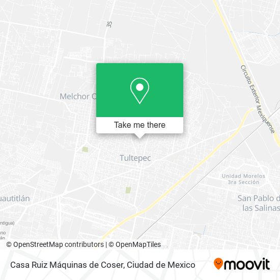 Casa Ruiz Máquinas de Coser map