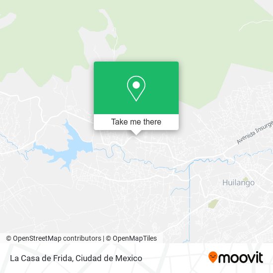 La Casa de Frida map
