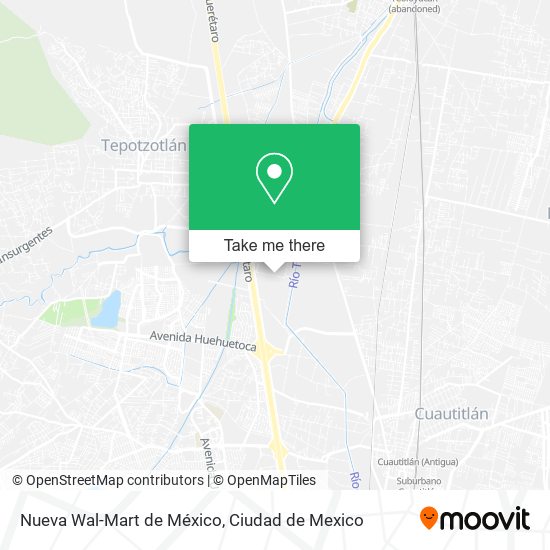 Nueva Wal-Mart de México map