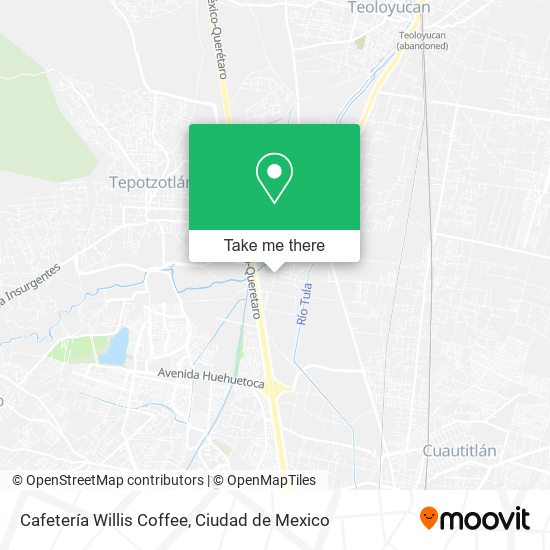Mapa de Cafetería Willis Coffee