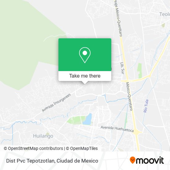 Dist Pvc Tepotzotlan map