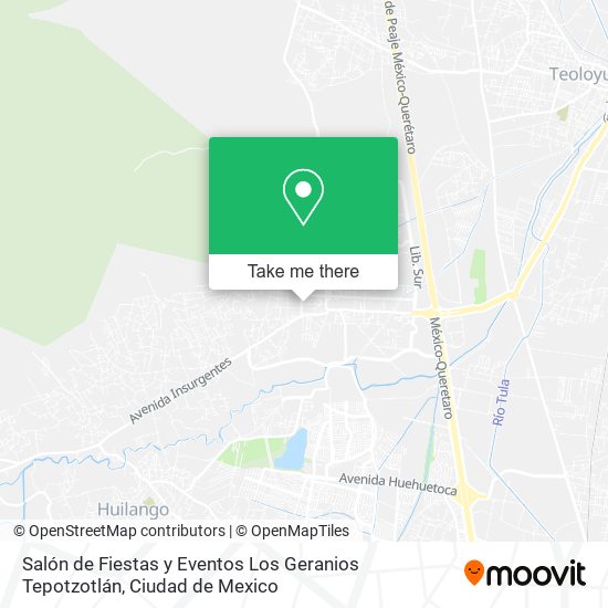 Salón de Fiestas y Eventos Los Geranios Tepotzotlán map