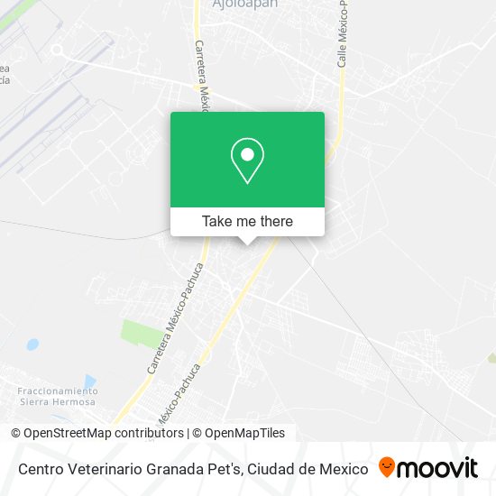 Centro Veterinario Granada Pet's map