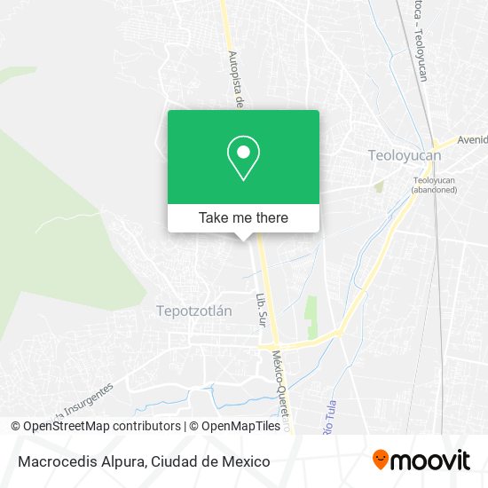 Macrocedis Alpura map