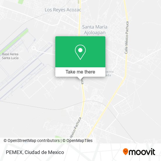 PEMEX map