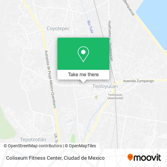 Mapa de Coliseum Fitness Center