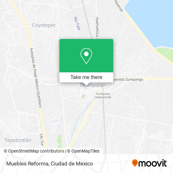 Mapa de Muebles Reforma