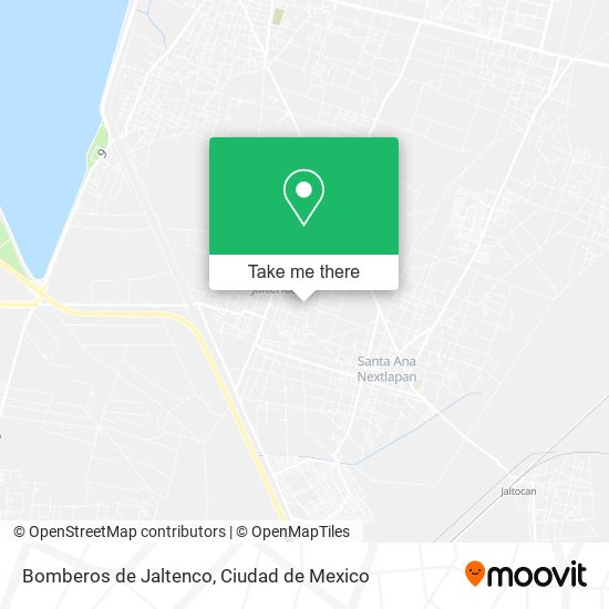 Bomberos de Jaltenco map