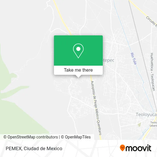 PEMEX map