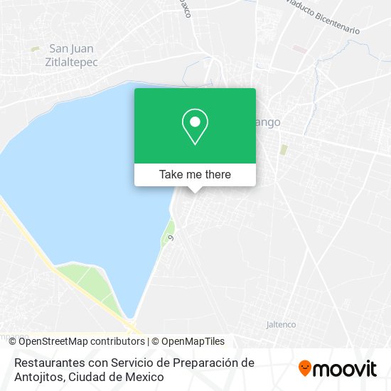 Restaurantes con Servicio de Preparación de Antojitos map