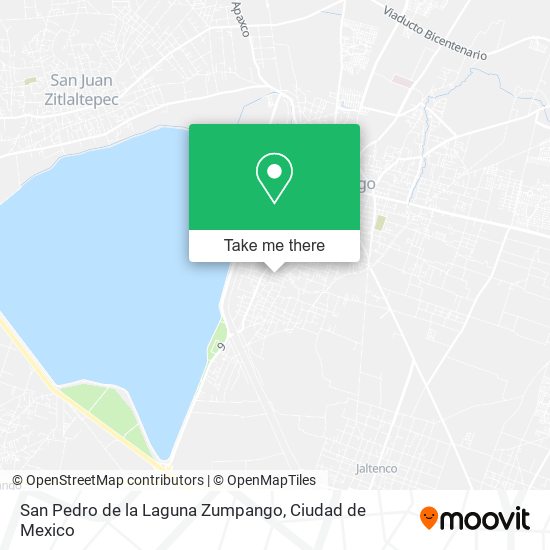 Mapa de San Pedro de la Laguna Zumpango