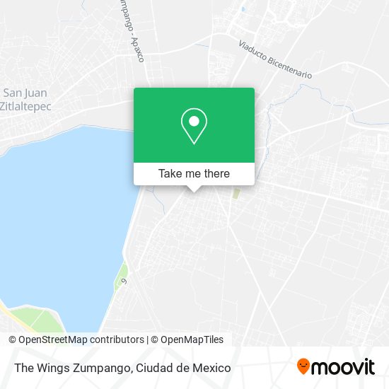 Mapa de The Wings Zumpango