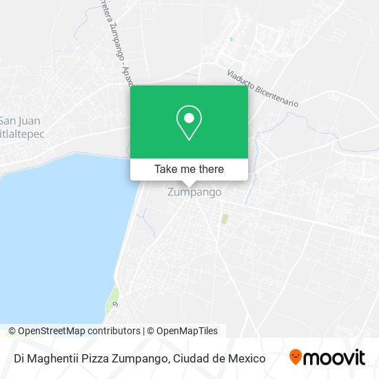 Mapa de Di Maghentii Pizza Zumpango