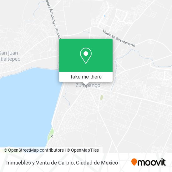 Inmuebles y Venta de Carpio map