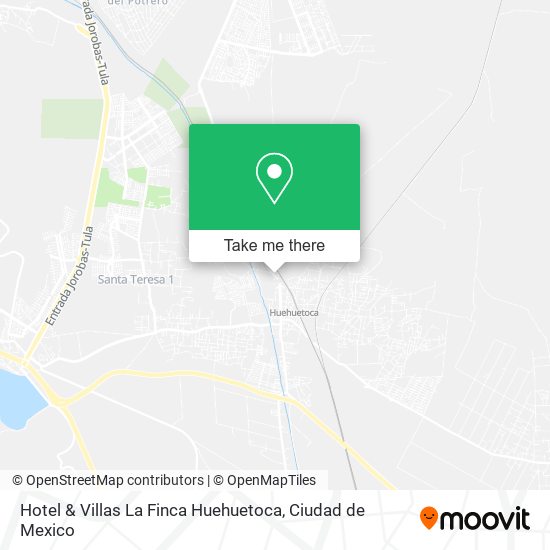 Mapa de Hotel & Villas La Finca Huehuetoca