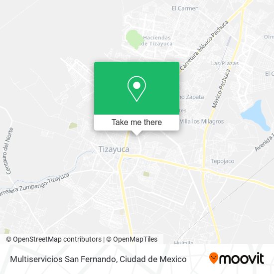 Mapa de Multiservicios San Fernando