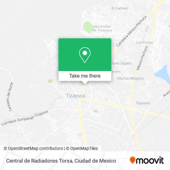 Mapa de Central de Radiadores Torsa