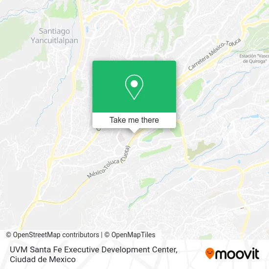 UVM Santa Fe Executive Development Center map