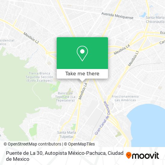 Puente de La 30, Autopista México-Pachuca map