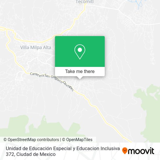 Unidad de Educación Especial y Educacion Inclusiva 372 map