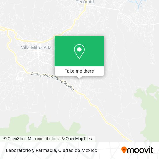 Mapa de Laboratorio y Farmacia