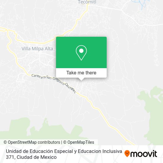 Unidad de Educación Especial y Educacion Inclusiva 371 map