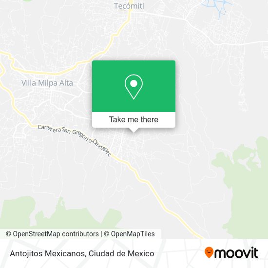 Antojitos Mexicanos map