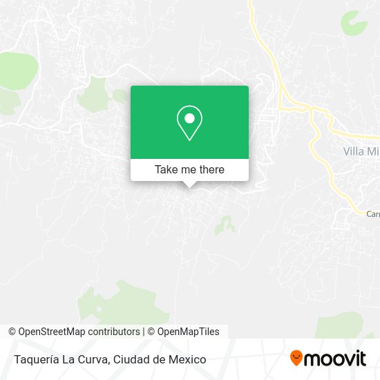 Taquería La Curva map