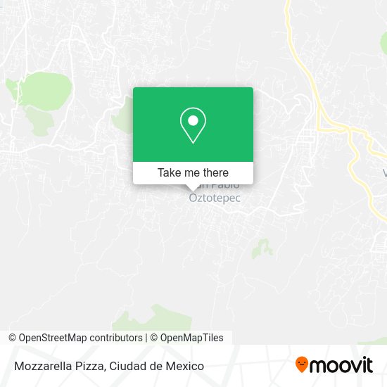 Mozzarella Pizza map