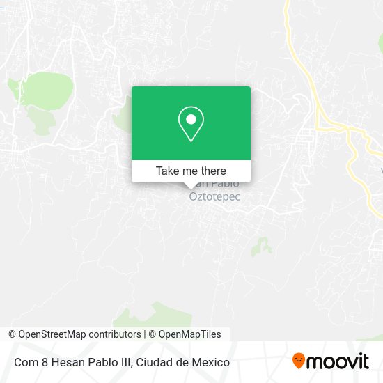 Mapa de Com 8 Hesan Pablo III