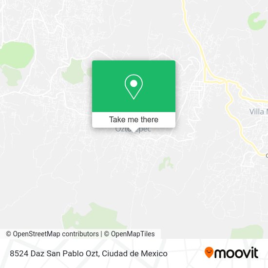 Mapa de 8524 Daz San Pablo Ozt