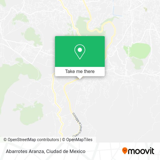 Mapa de Abarrotes Aranza