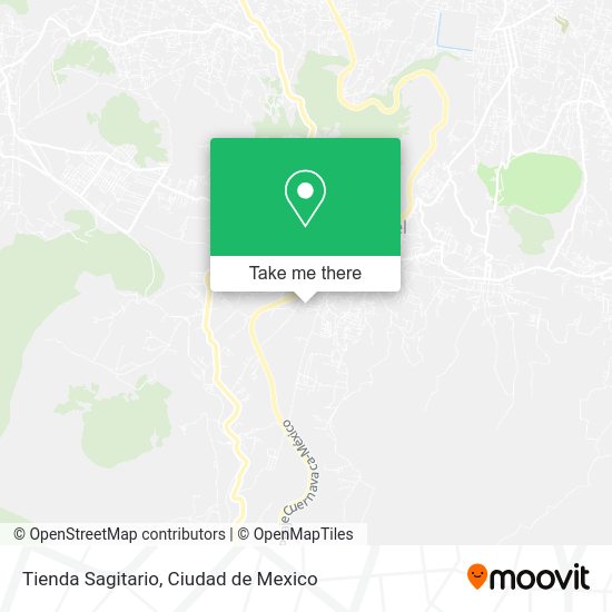 Tienda Sagitario map
