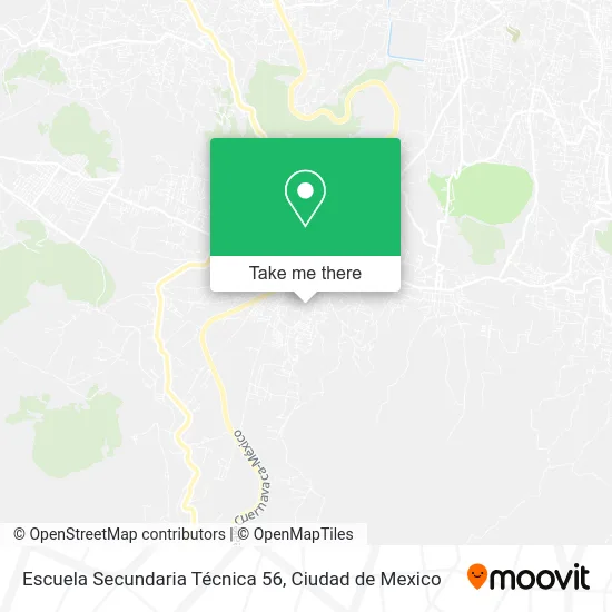 Escuela Secundaria Técnica 56 map