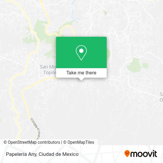 Papelería Any map