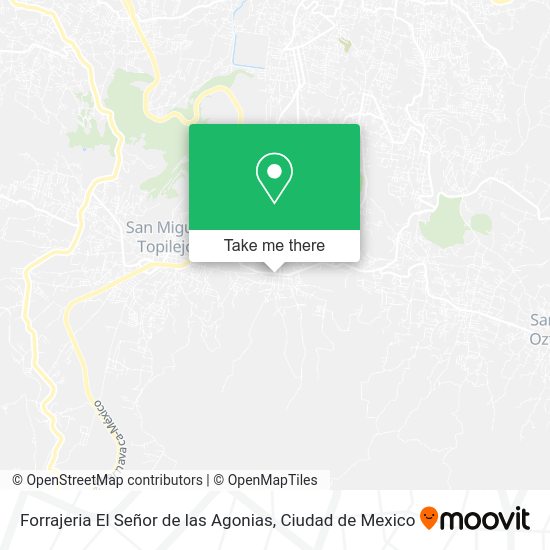 Forrajeria El Señor de las Agonias map