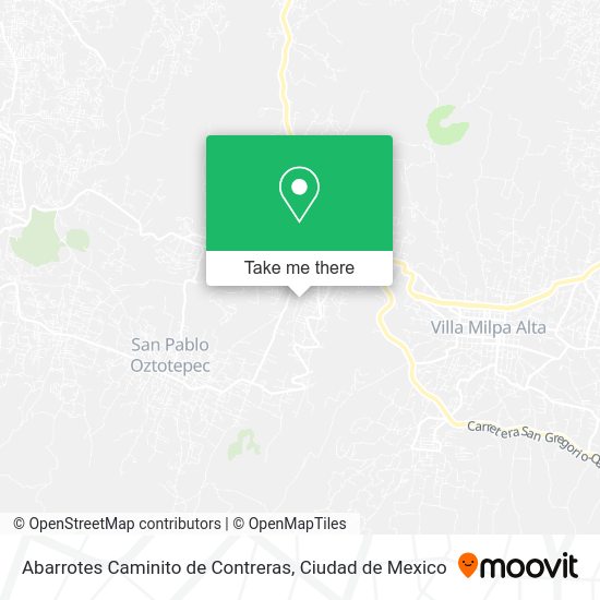 Mapa de Abarrotes Caminito de Contreras