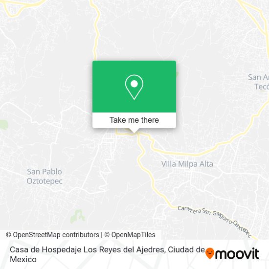 Mapa de Casa de Hospedaje Los Reyes del Ajedres