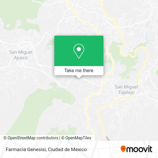 Farmacia Genesisi map