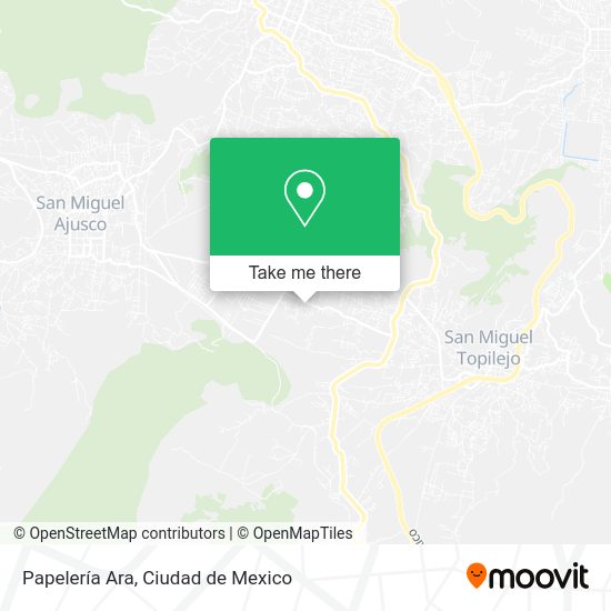 Papelería Ara map