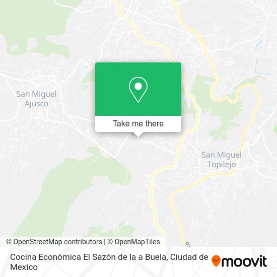Cocina Económica El Sazón de la a Buela map