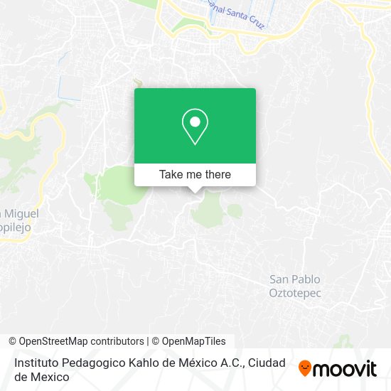 Mapa de Instituto Pedagogico Kahlo de México A.C.
