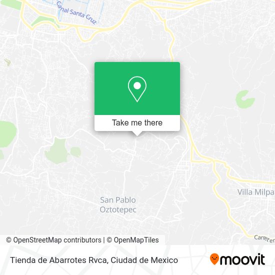 Mapa de Tienda de Abarrotes Rvca