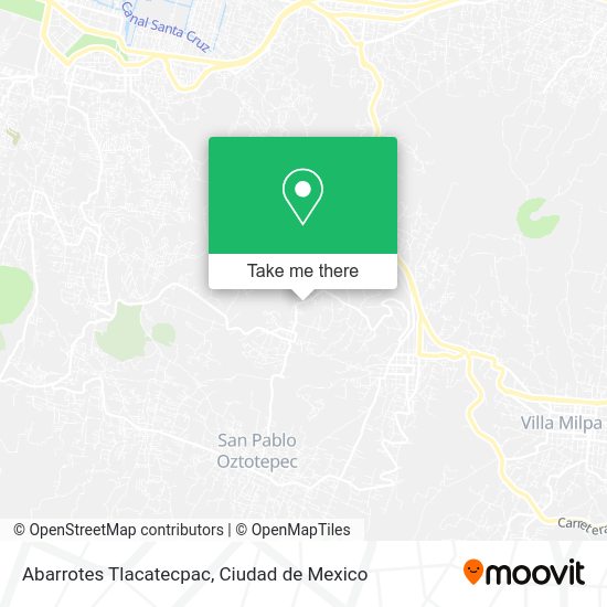 Mapa de Abarrotes Tlacatecpac