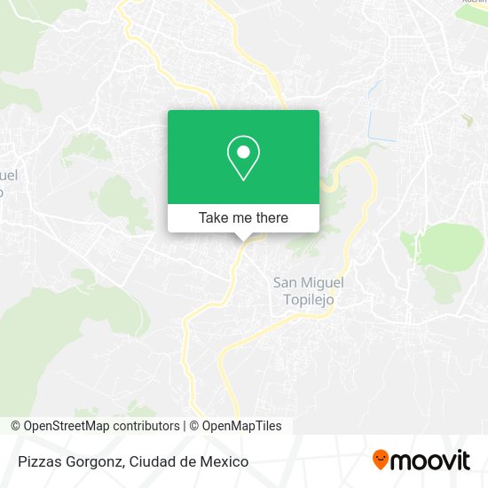 Pizzas Gorgonz map