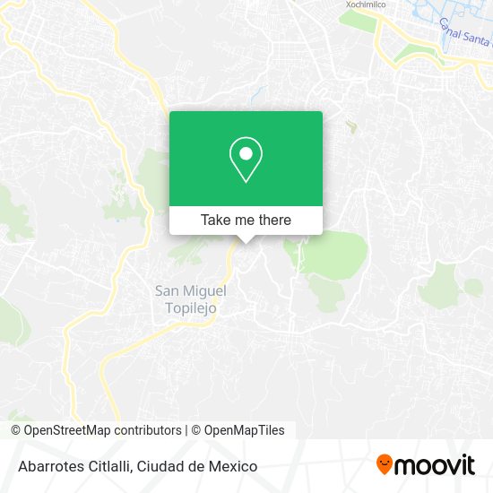 Abarrotes Citlalli map