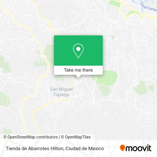 Tienda de Abarrotes Hilton map