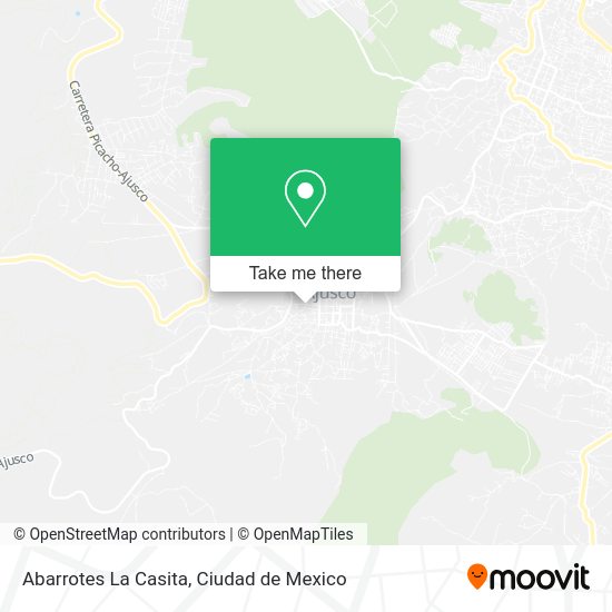 Abarrotes La Casita map