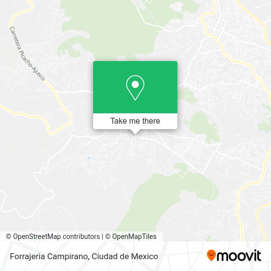 Forrajeria Campirano map